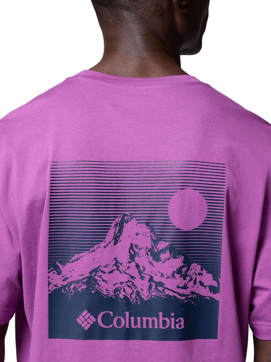 Αθλητικό T-shirt Μωβ