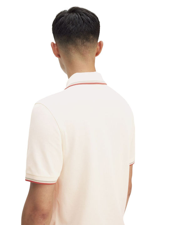 Herrenblusen Polo Kurzarm T-Shirts Beige