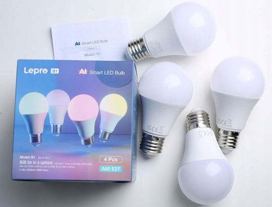 Teckin LED-Lampen für Fassung E27 4Stück