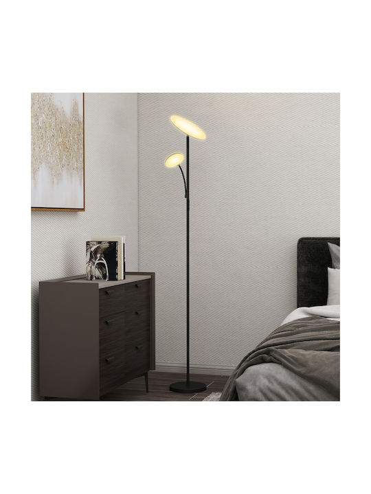 HomCom Floor Lamp H175cm. Black