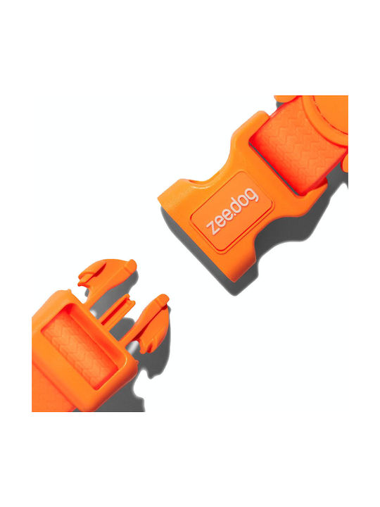 Zeedog Dog Collar Waterproof Neoprene Tangerine Medium 30-50cmx2cm