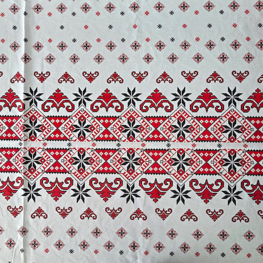 Kotonia Home Față de masă Din Bumbac Set Rustic 150x160cm
