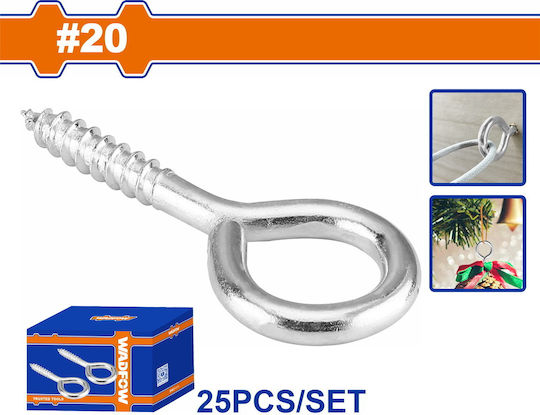 Wadfow Wood Bolts Galvanized with Length 70mm 25pcs