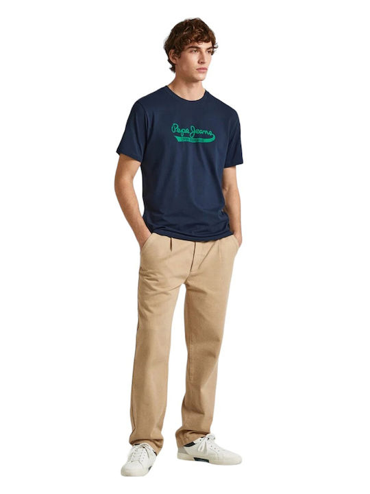 T-shirt Navy Μπλε