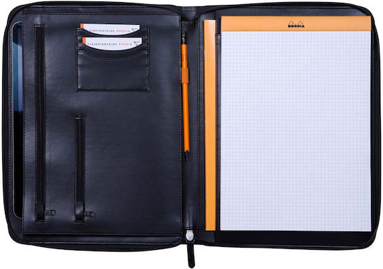 Rhodia Μπλοκ Σημειώσεων Α4 με Στυλοθήκη Μαύρο