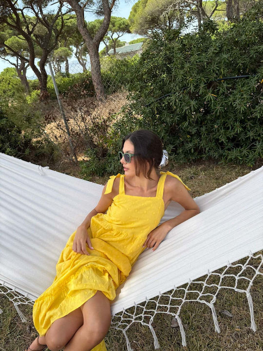 Summer Maxi Dress Yellow