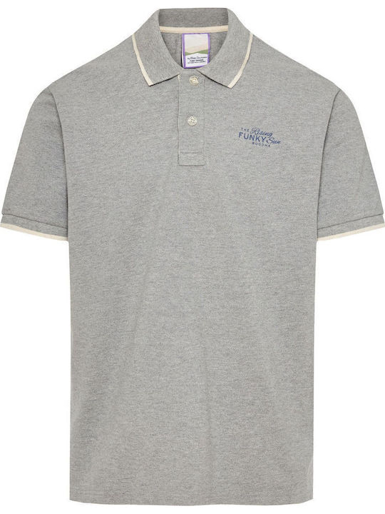 Polo Short Sleeve Gray Blouse