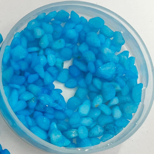 Epigasos Aquarium Gravel Blue Diameter 4-6mm 0.5kg