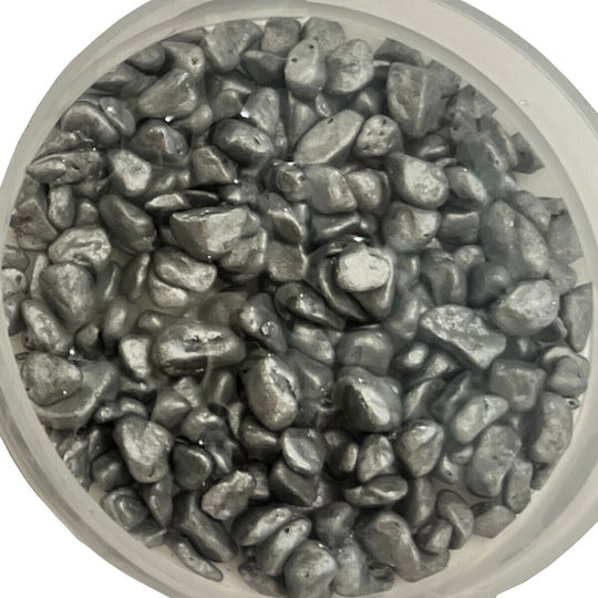 Epigasos Χαλίκι Ενυδρείου Ασημί Διάμετρο 1-3mm 0.5kg