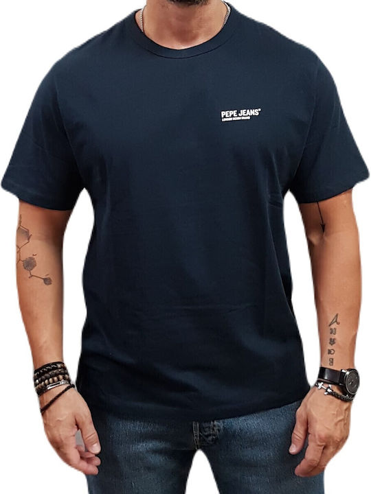 T-shirt Grey Marl, Blue