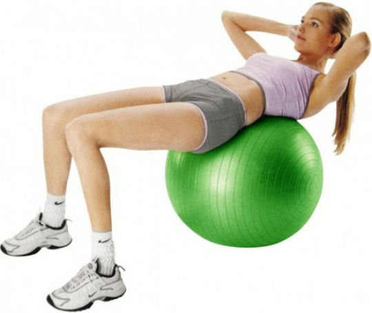 Ruilin 500506 55cm Μπάλα Pilates 55cm σε Γκρι Χρώμα