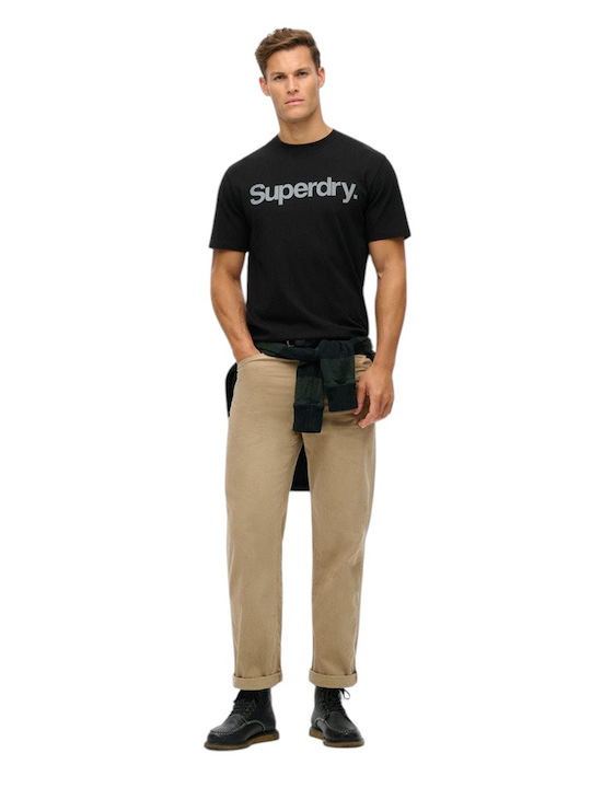 City T-shirt Μαύρη
