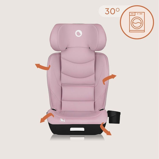 Lionelo Neal Καθισματάκι Αυτοκινήτου High-back Booster i-Size με Isofix Pink Lilac
