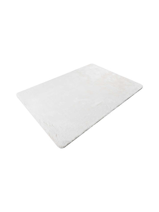Polcarpet Rabbit Animal Χαλί Διάδρομος Γούνινο White 80x150cm