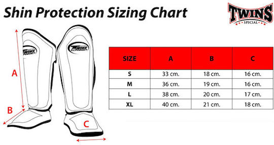 Twins Special Shin Guards Adults Black