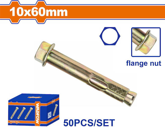 Wadfow Dübel Schraubanker Metall 10x60mm 50Stück