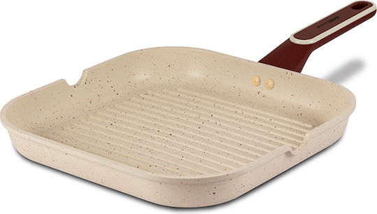 Nava Terrestrial Grill made of Aluminum with Non-Stick Coating 28cm