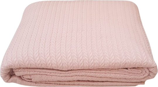 Kotonia Home Κουβερλί Υπέρδιπλο Pink 220x240cm