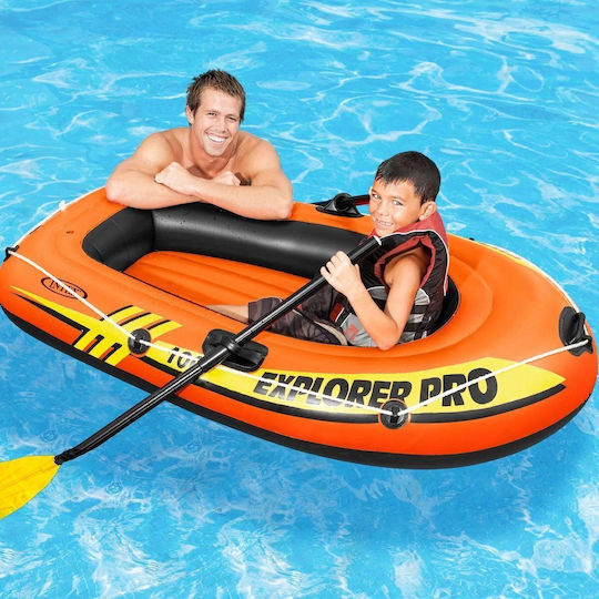 Intex Explorer Pro 100 Παιδική Φουσκωτή Βάρκα Πορτοκαλί