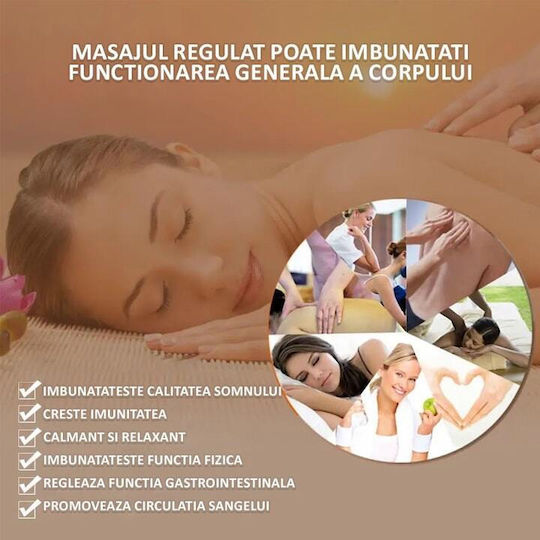 Μπάλα Μασάζ Shiatsu για τον Αυχένα με Υπέρυθρη Θερμότητα Μπεζ