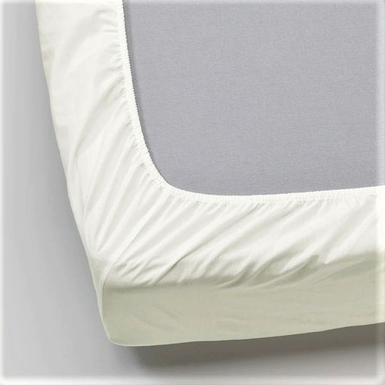 Kotonia Home Protecție pentru Saltea Single Ecru 100x200+20buc