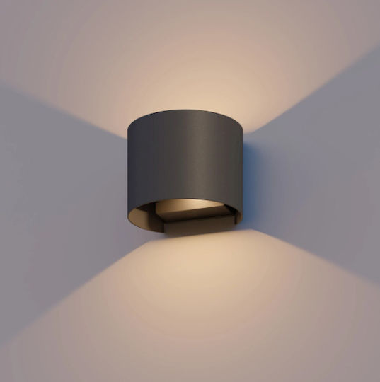 Calex Lumină de exterior montată pe perete LED IP54 7W cu Alb Cald Lumină