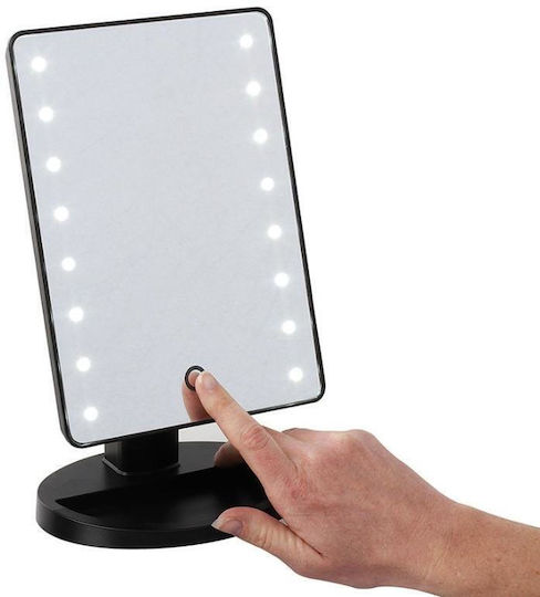 DomoClip Makeup Mirror Black