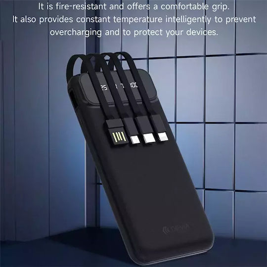 Devia EP189 Power Bank 10000mAh 10W Schwarz