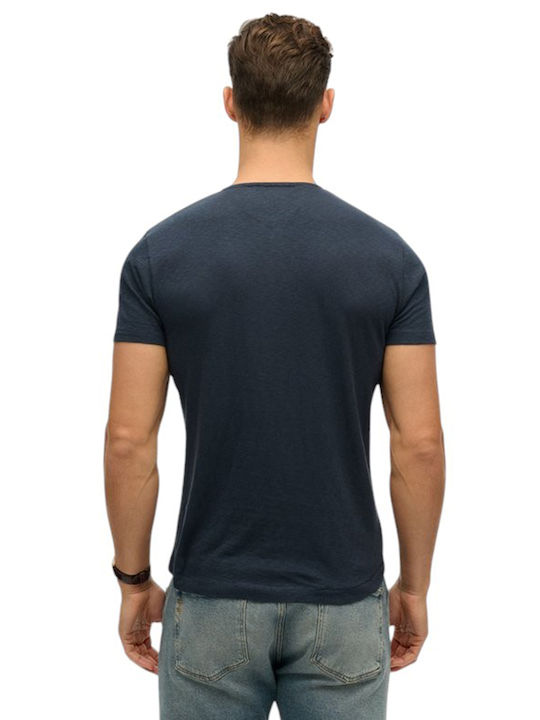 Superdry D2 Stud T-shirt Navy Μπλε