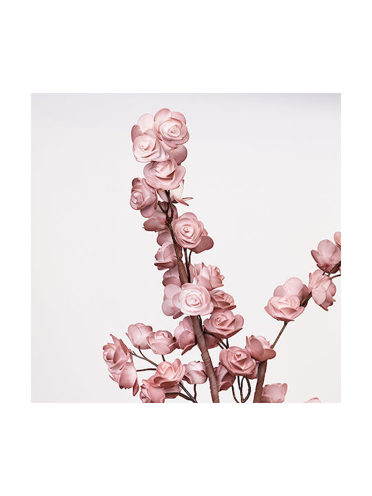 Flower Branch Foam Cotton Branch Pink 23x105cm Pack of 2 Pieces