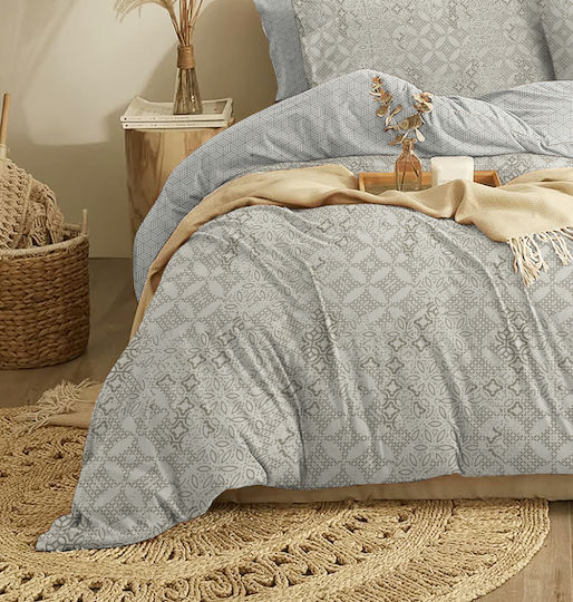 Cokitex Bettbezug Doppelbett 200x245 Marta Grey