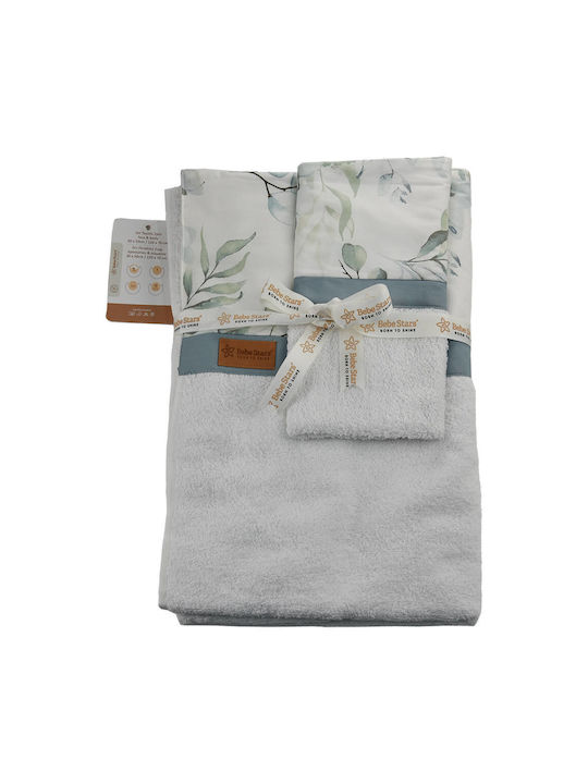 Bebe Stars Set of baby towels 2pcs Nature Ecru