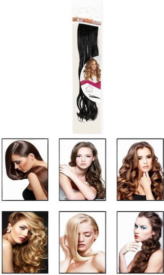 Cosmofan Hairpieces with Natural Hair in Black Color
