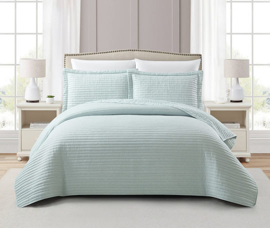 Liolios Home Κουβερλί Υπέρδιπλο Aqua 220x240cm