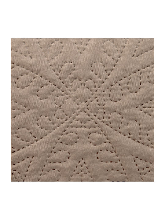 Lino Home Ligero Coverlet Queen Size Microfiber Mocca 220x240cm