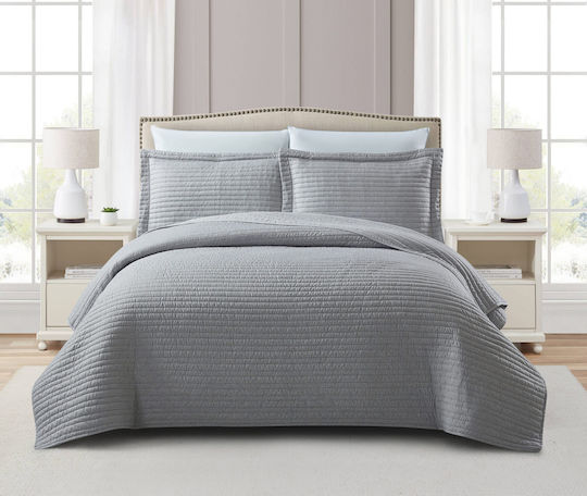 Liolios Home Шалтета King Size Светлосив 260x240см Liolios Home Шалтета King Size Светлосив 260x240см