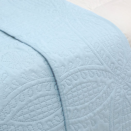 Lino Home Ligero Cuvertură Extra-dublu Microfibra Ciel 220x240cm