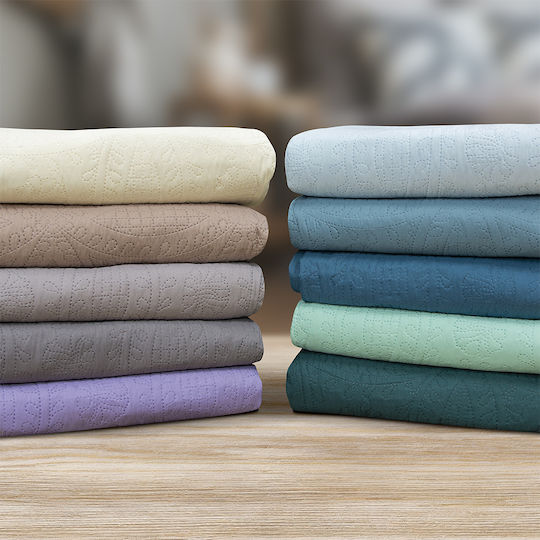 Lino Home Ligero Cuvertură Extra-dublu Microfibra Ciel 220x240cm