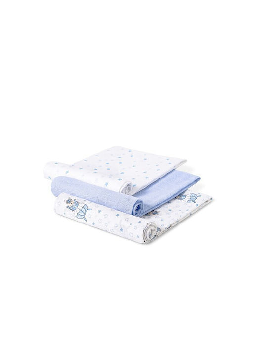 Interbaby Decke Zum Einwickeln 80x80cm 3 Stück
