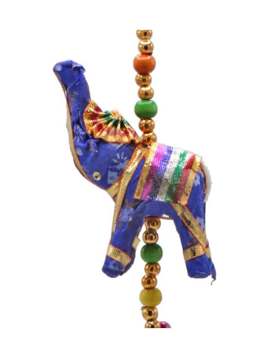 Decorative Garland Elephants Fabric & Bells 80cm