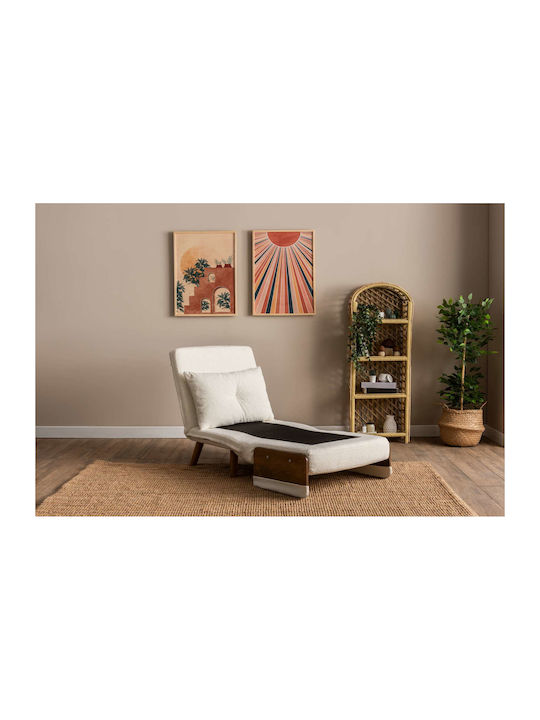 Πολυθρόνα Κρεβάτι White 77x70x82cm