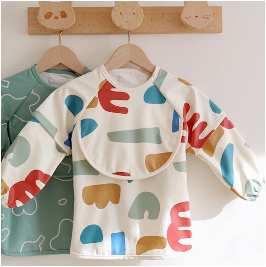 Beaba Evolving Sleeve Ποδιά Υφασμάτινη με Μανίκια Playful