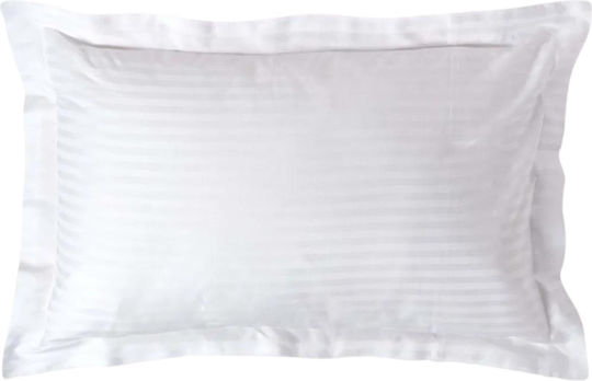 Kotonia Home Feță de Pernă de Hotel Dungi din 100% Bumbac 40x40cm.