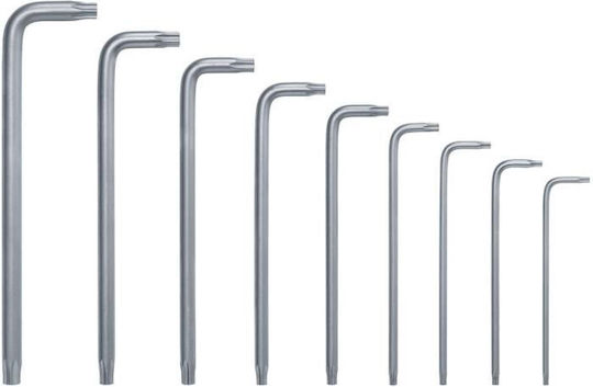 Bosch Set mit 9 Torx-Schlüsseln