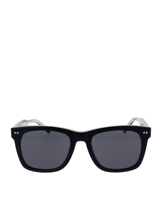Tommy Hilfiger Men's Sunglasses with Navy Blue Plastic Frame and Gray Lens TH2184/S PJP/IR
