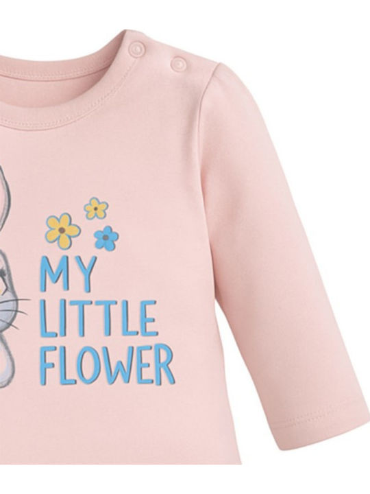 Kinderhemd Langarm Coral My Little Flower