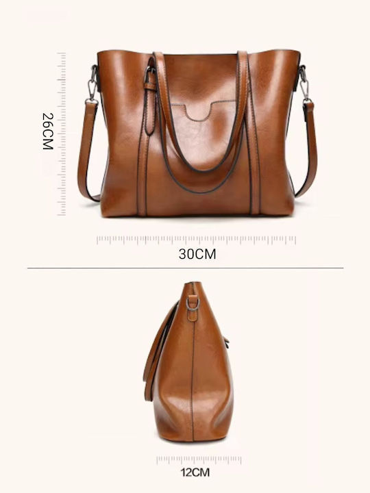 Damentasche Schultertasche Braun
