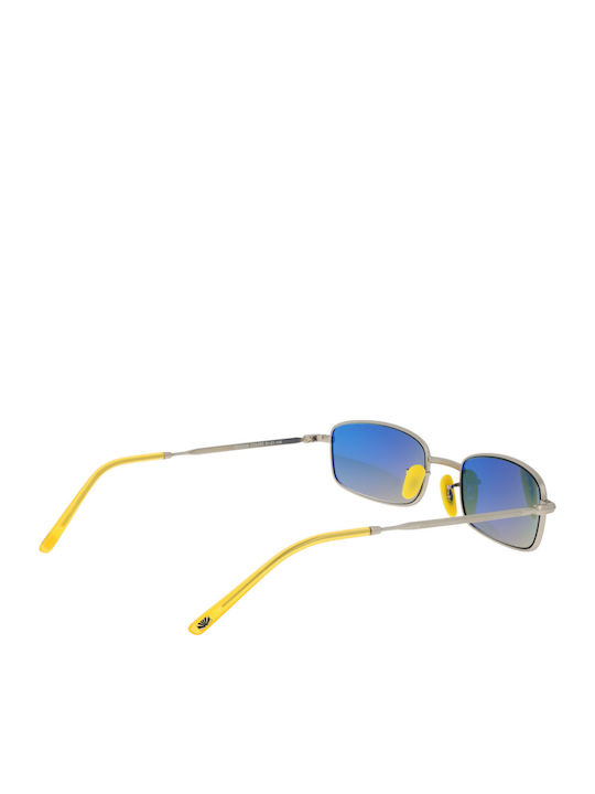 Funky Buddha Unisex Sunglasses with Silver Metal Frame and Multicolour Gradient Polarized Lens FBS2026/002