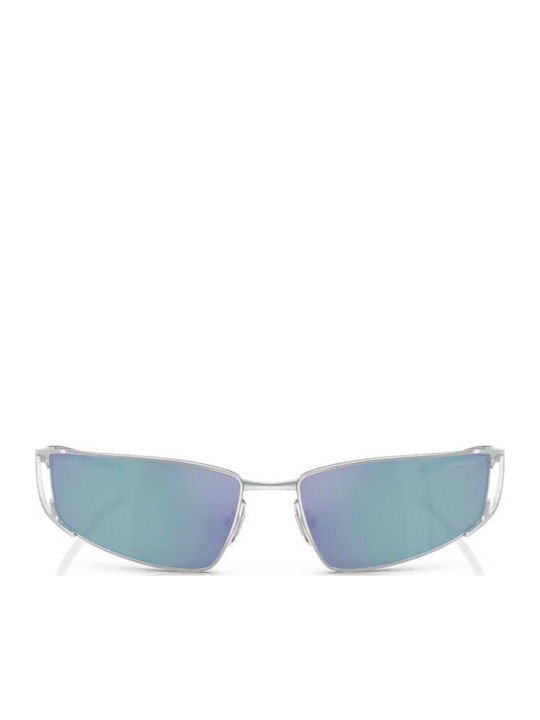 Arnette Junction Unisex Sunglasses with Silver Metal Frame and Gray Lens