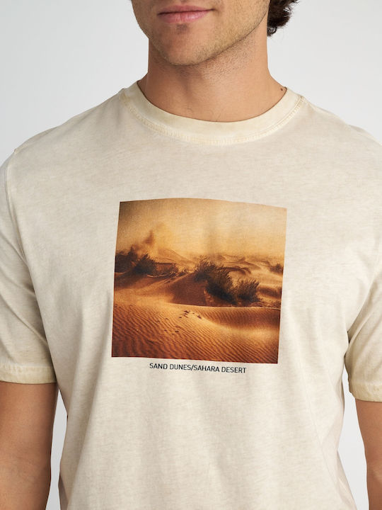 T-shirt Μπεζ